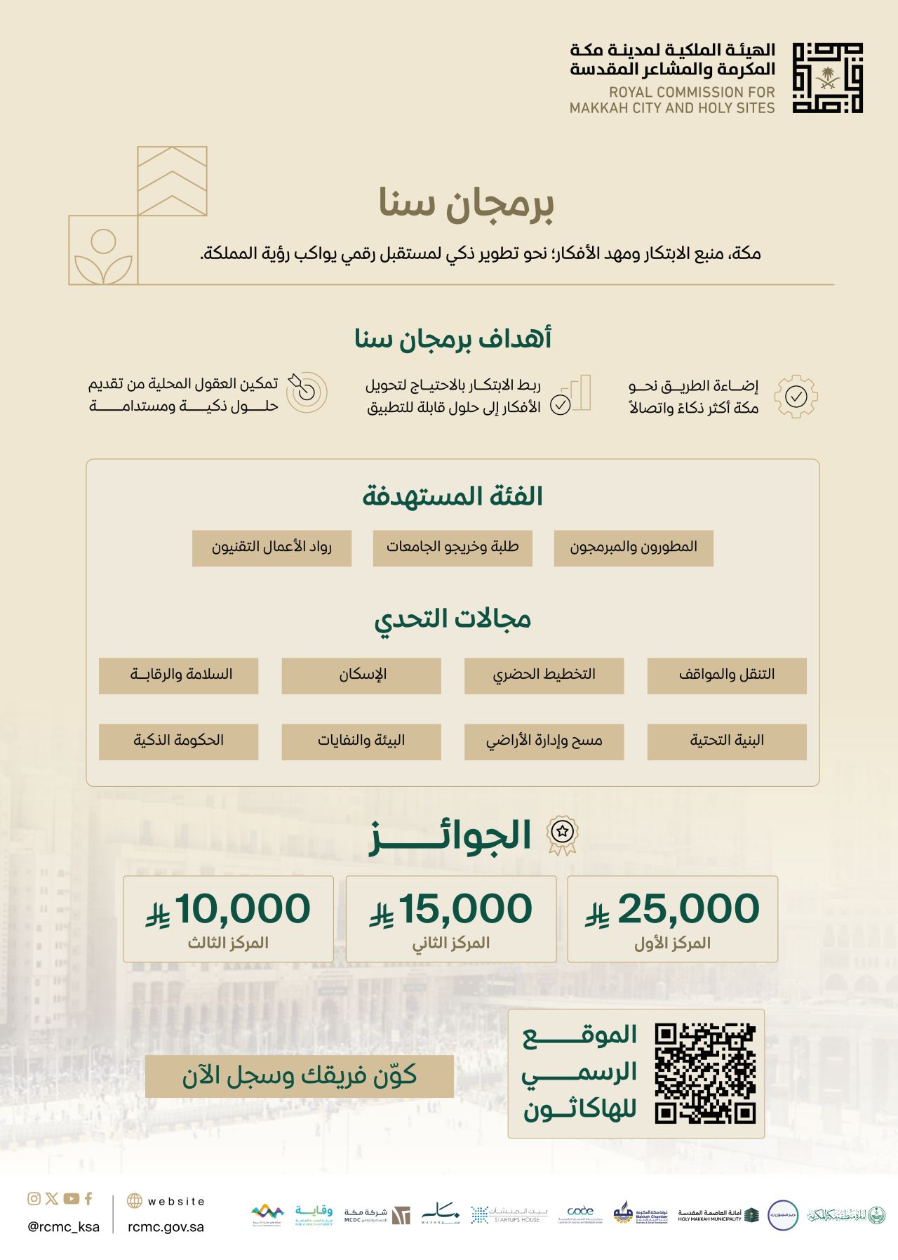 Saudi Arabia’s Makkah Smart Hackathon Opens for Applications with SAR 25,000 Prize