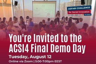 ACSI4 to Showcase 13 Startups from Lebanon, Jordan, and Palestine at Final Demo Day