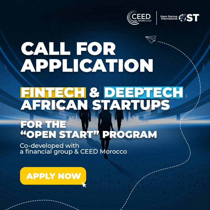 Pan-African OPEN START Program Seeks FinTech and DeepTech Innovators