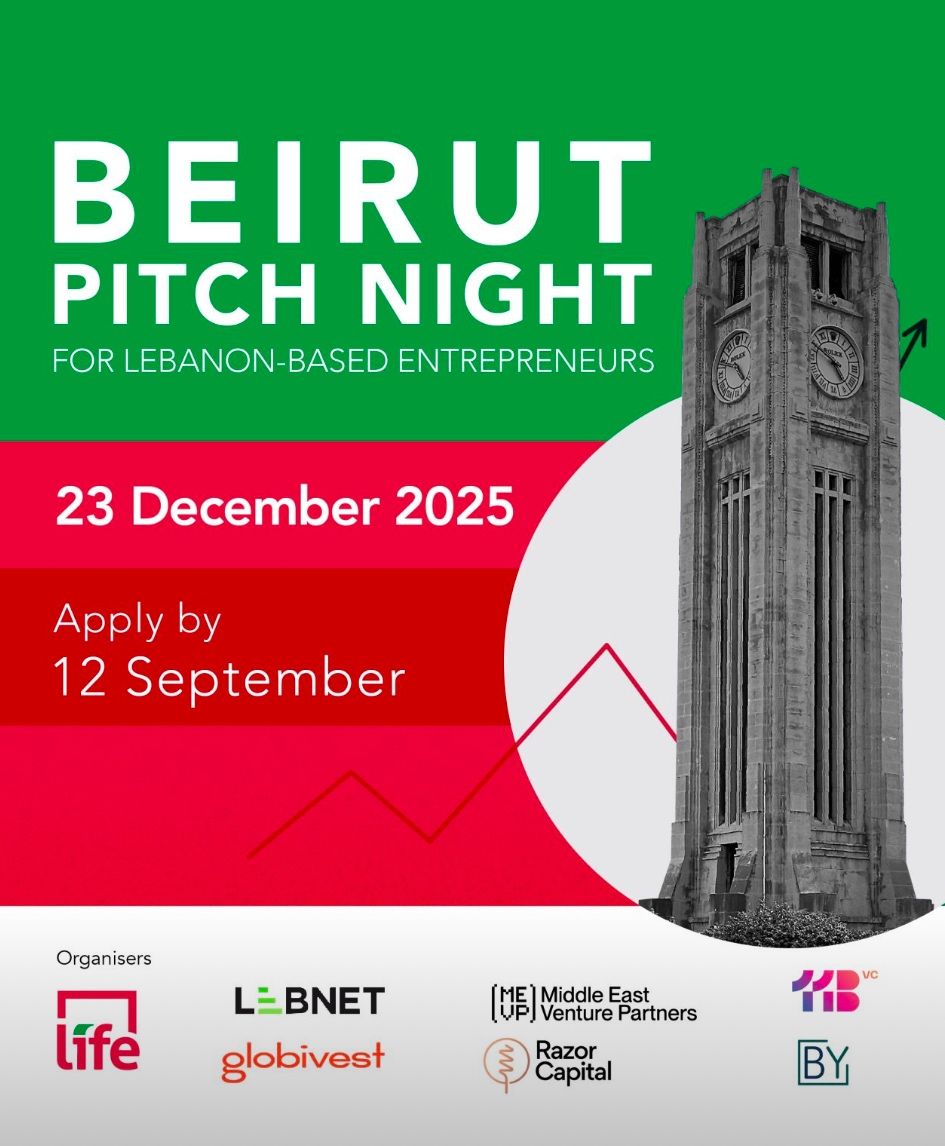 Lebanon’s LIFE Pitch Night Returns to Beirut to Showcase Early-Stage Startups