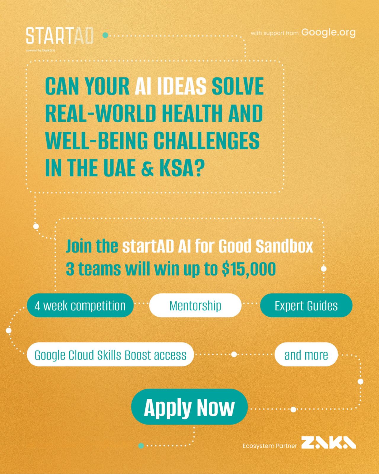Abu Dhabi’s startAD Launches AI for Good Sandbox with Google.org Support