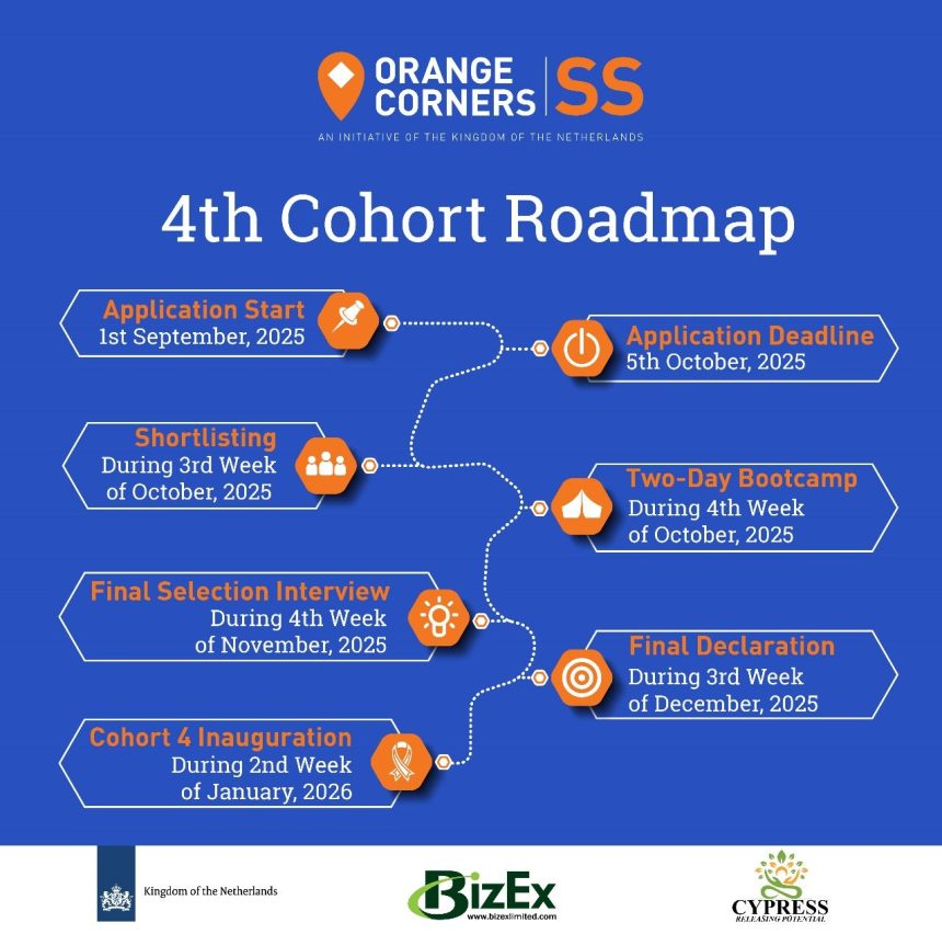South Sudan’s Orange Corners Seeks Young Entrepreneurs for 6-Month Incubation Program