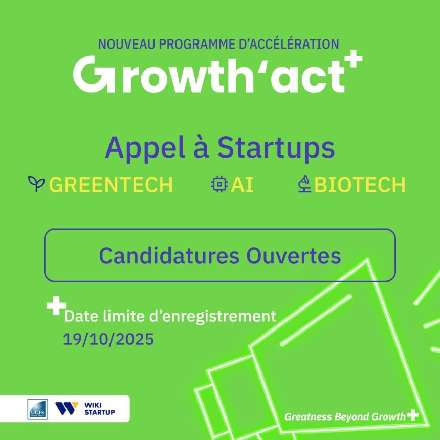 New Growth’Act+ Program to Propel Deep Tech Startups With €750K Funding in Tunisia