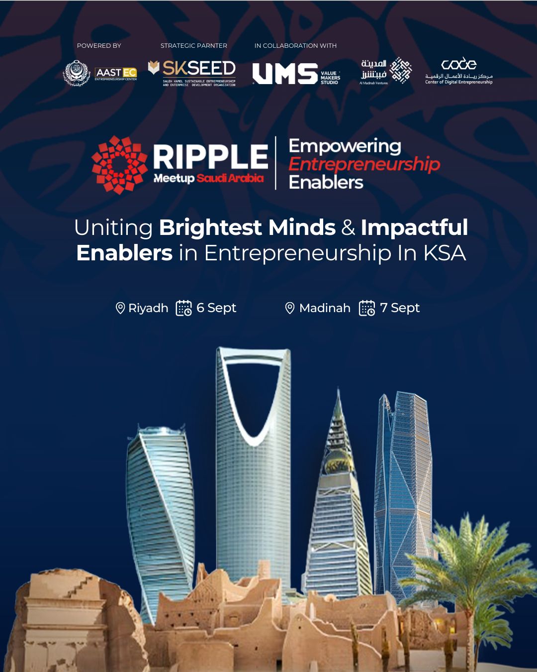 Saudi Arabia to Host Ripple Meetups for Entrepreneurship Enablers in Riyadh and Madinah