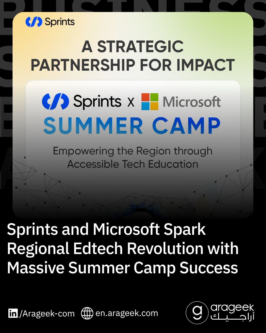 Egypt’s Sprints And Microsoft Summer Camp Draws 35000 Applicants