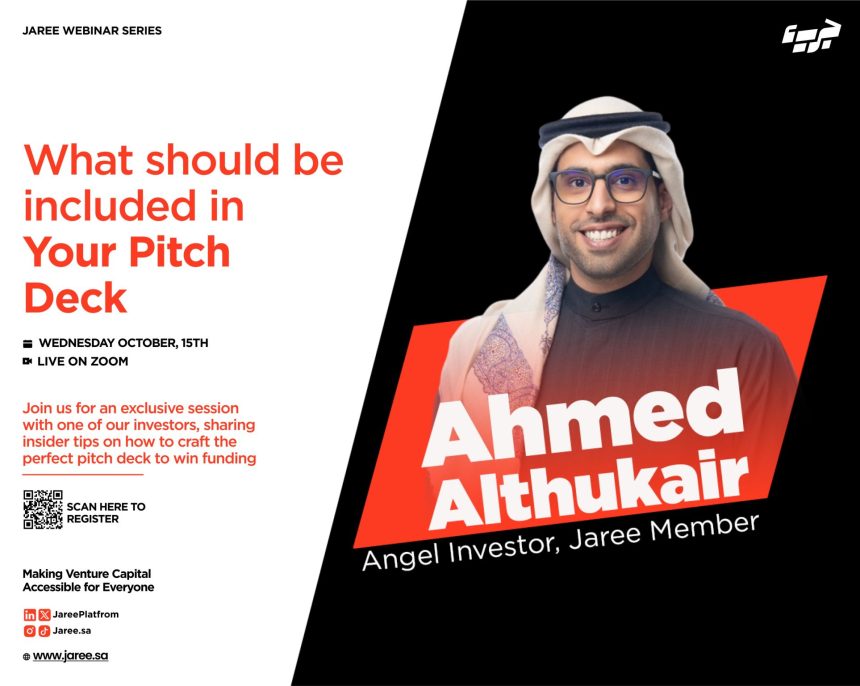Jaree To Host A Must-Attend Webinar On Crafting The Perfect Pitch Deck