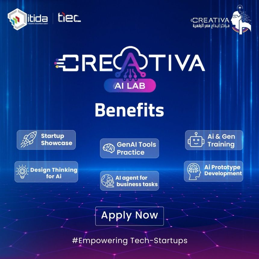 Egyptian Startups Invited To Join The CREATIVA AI Lab Program