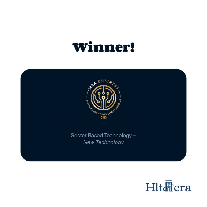 UAE’s Hlthera Wins New Technology Award at MEA Business Achievement Awards 2025