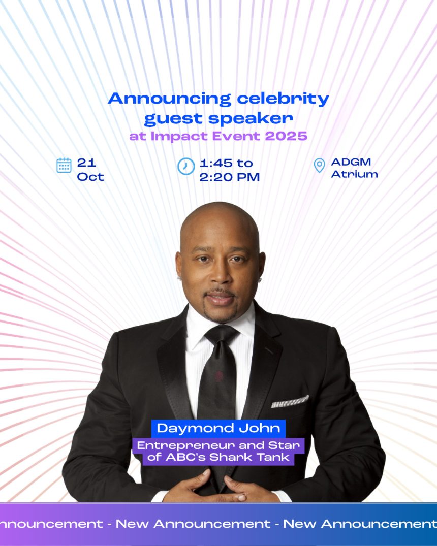 Hub71 Impact Event Kicks Off Tomorrow With Shark Tank’s Daymond John Headlining
