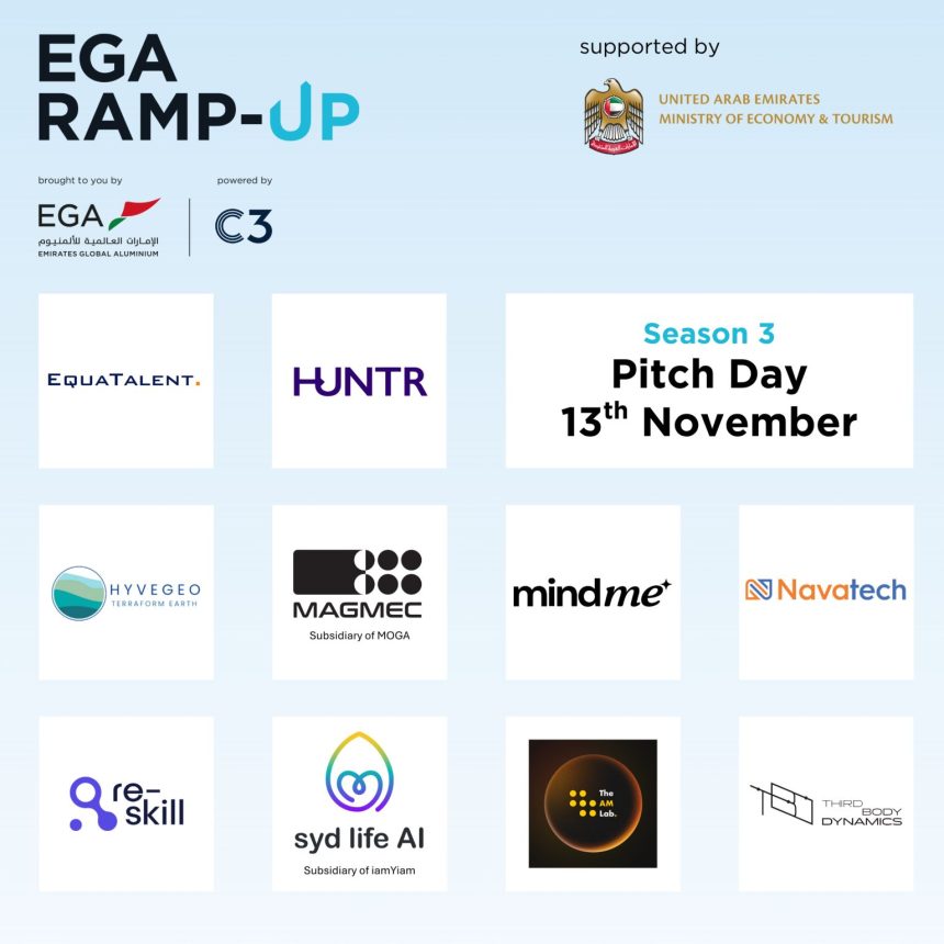 EGA Ramp-Up Investor Pitch Day 2025 to Showcase Top UAE Startups in Dubai EGA Ramp-Up Investor Pitch Day 2025 to Showcase Top UAE Startups in Dubai