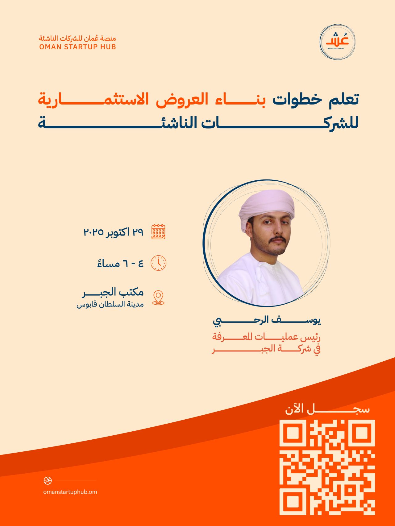 Oman Startup Hub To Host Workshop On Building Investment Pitches For Founders