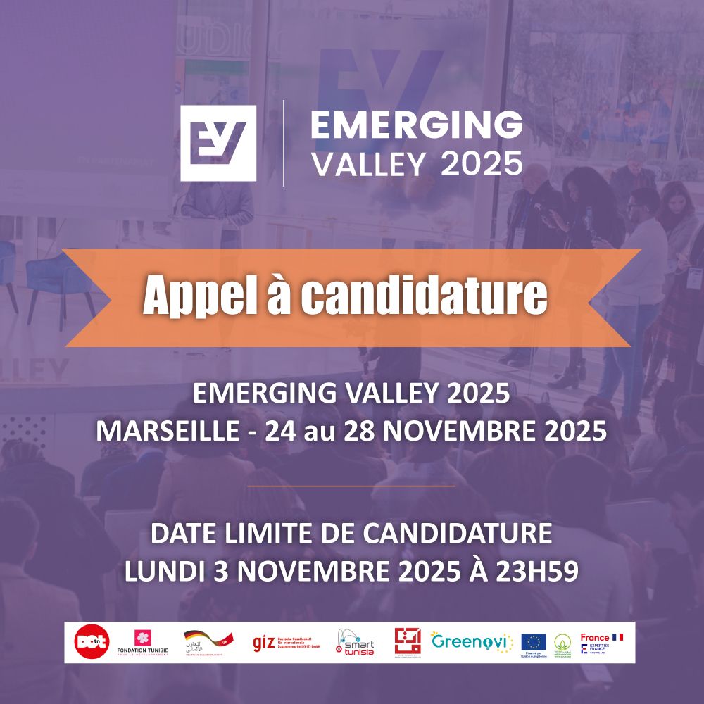 Tunisian Startups Invited To Join Emerging Valley 2025 In Marseille