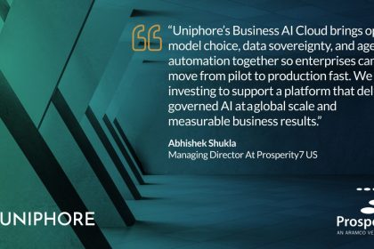Saudi’s Prosperity7 Ventures Backs Global AI Leader Uniphore In 0M Round