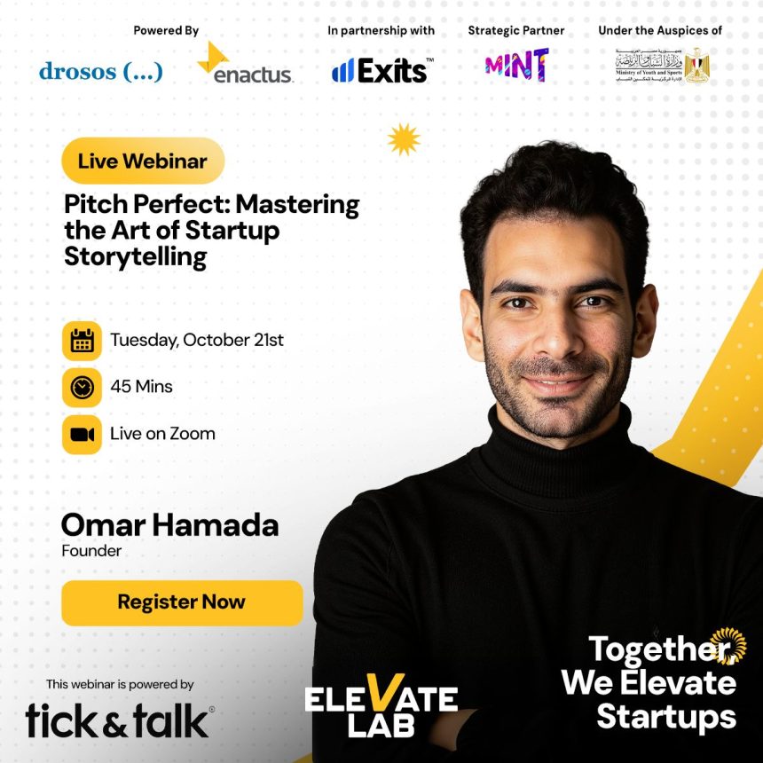 Elevate Lab To Host Pitch Perfect Webinar On Startup Storytelling For Early-Stage Founders