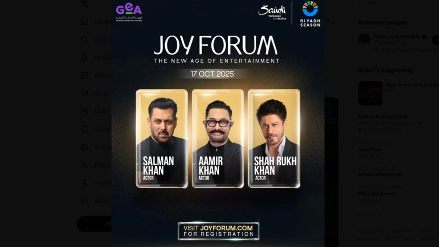 Joy Forum 2025 To Convene Global Entertainment Leaders In Riyadh This October