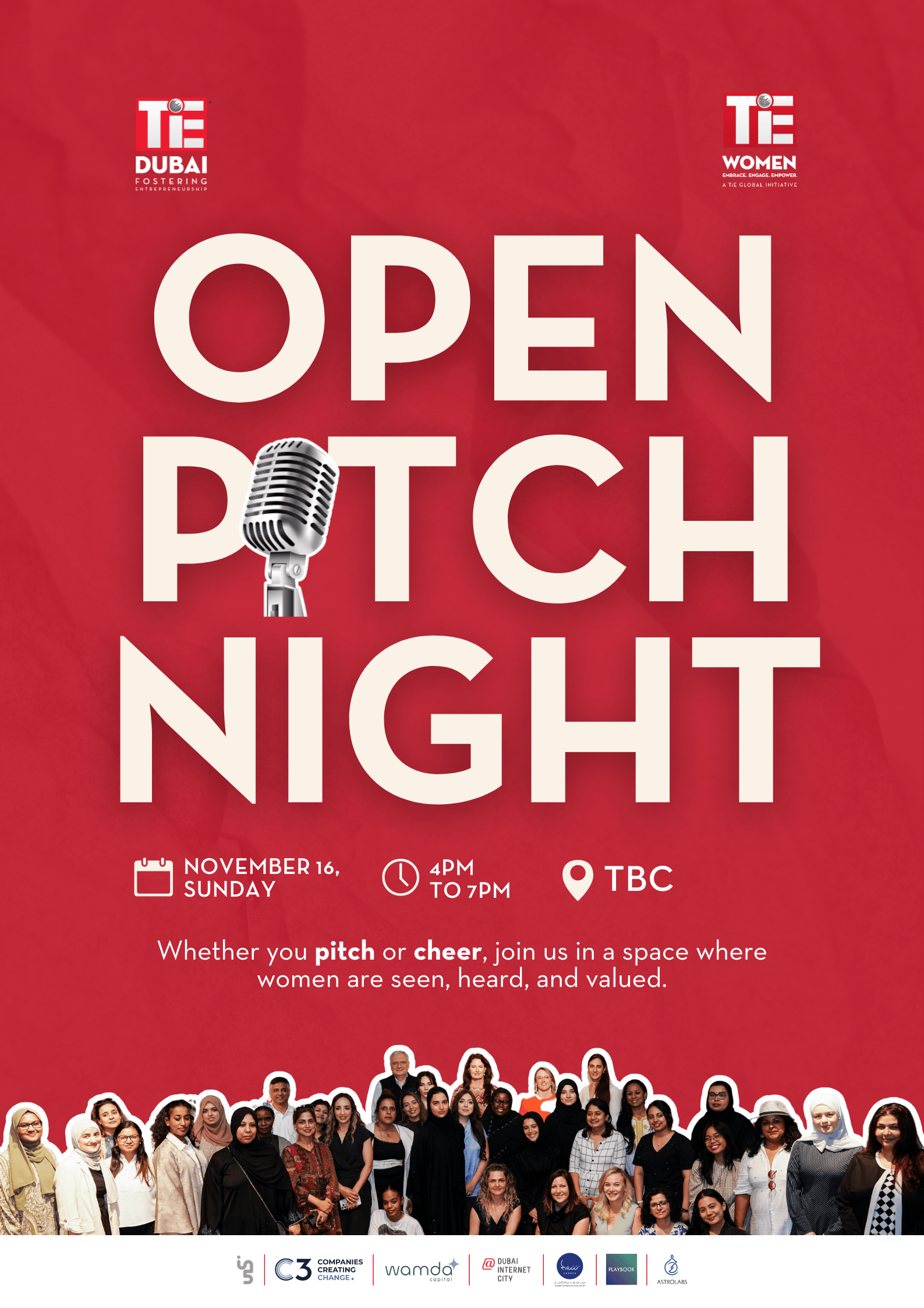 TiE Women MENA Set To Host Second Open Pitch Night In Dubai This November TiE Women MENA Set To Host Second Open Pitch Night In Dubai This November