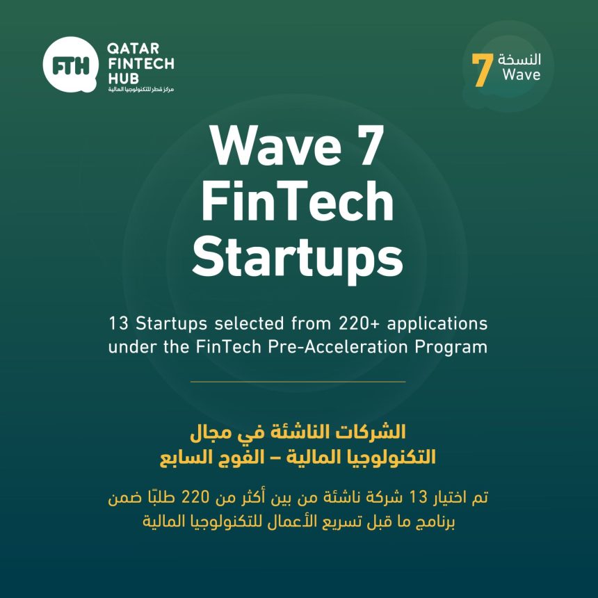 Qatar FinTech Hub Unveils Wave 7 Pre-Acceleration Cohort Focused on Open Banking and InsurTech