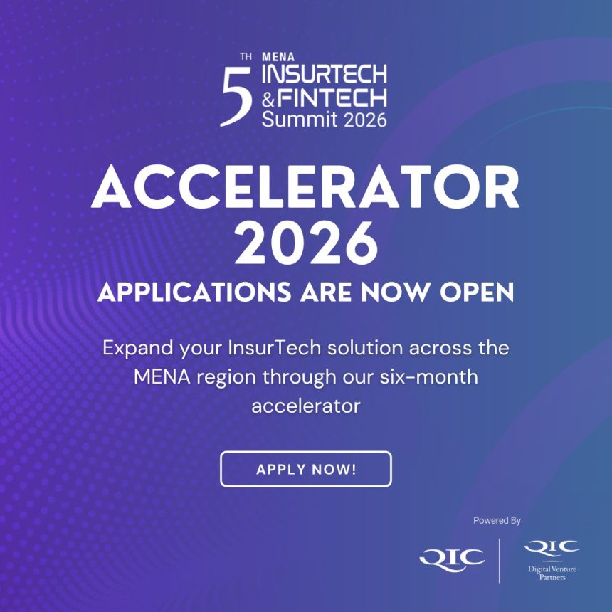 Apply Now For MENA InsurTech Accelerator 2026