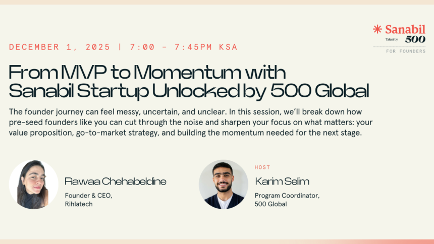 From MVP To Momentum: 500 Global Hosts Live Webinar For Pre-Seed Founders