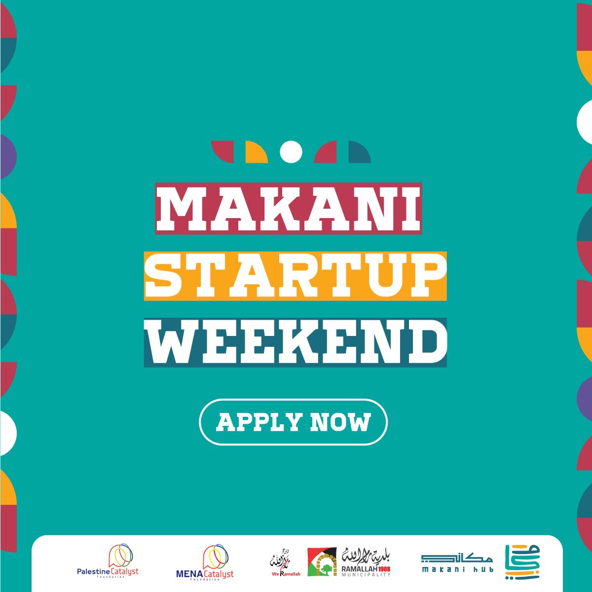 Apply Now For The Makani Startup Weekend In Ramallah