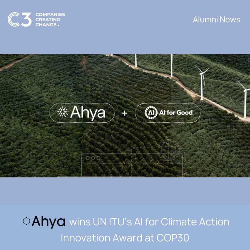 UAE’s Ahya Wins UN AI for Climate Action Award at COP30 in Brazil