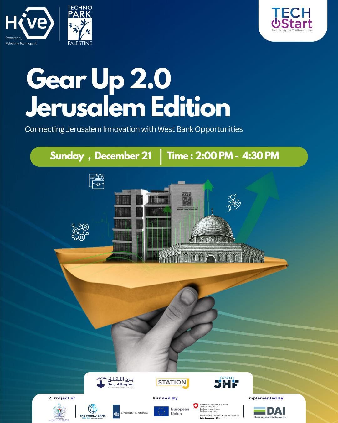 Jerusalem Startups Invited To Join The Hive’s Gear Up 2.0 Meetup