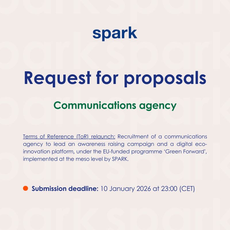 SPARK Seeks Communications Agency For €90k Green Forward Contract