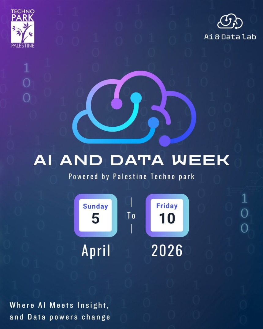 ِِAIِِ & Data Week 2026 To Drive Innovation In Palestine This April
