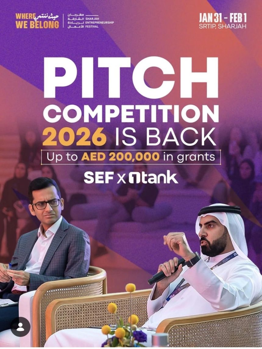Apply Now For The SEF x 1TANK Pitch Competition: Win a Share of AED 200k in Grants