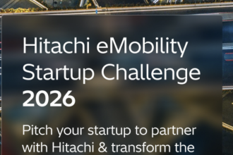 Apply Now For Hitachi’s eMobility Startup Challenge 2026