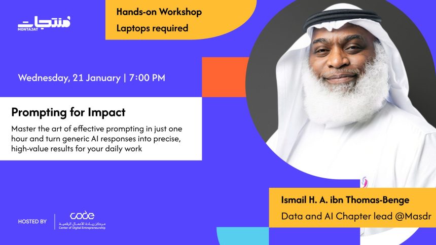 Montajat To Host Prompting For Impact AI Workshop At CODE Riyadh This January