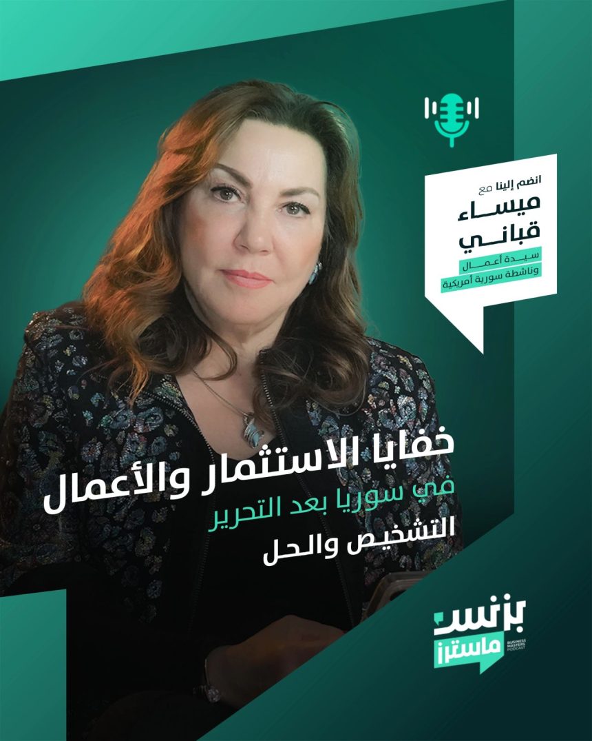 Be In Invest Explores Post-Crisis Business Landscape in Syria With Maysa Qabbani