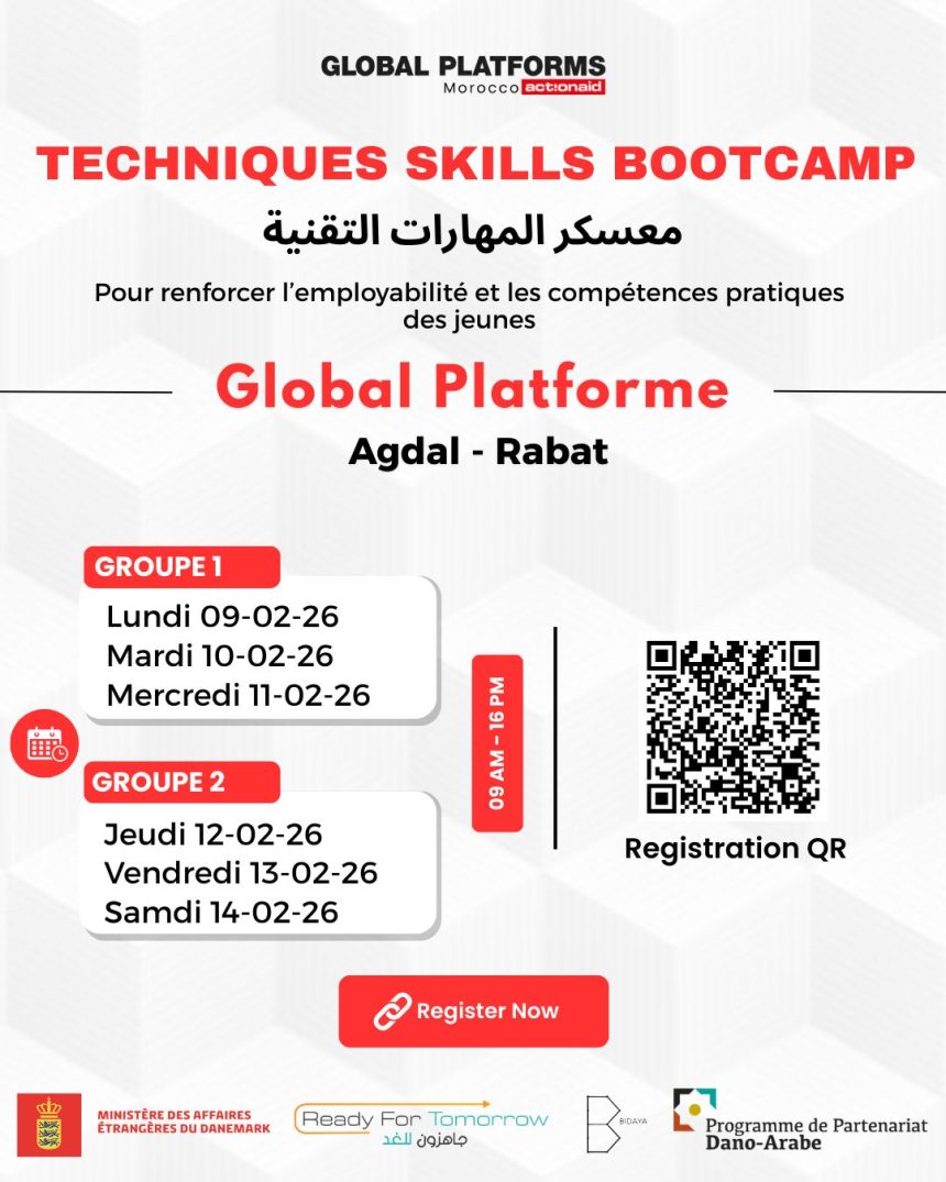 Apply Now For Incubateur Bidaya’s Technical Skills Bootcamp In Rabat