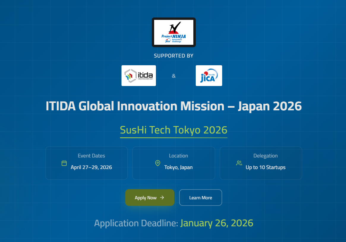 Apply Now For ITIDA & JICA’s Global Innovation Mission To Japan 2026