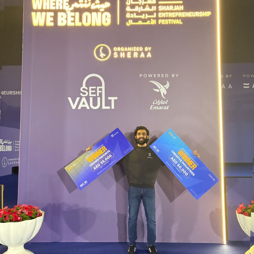 ARUSTO Wins Creative Industries Pitch Competition At Sharjah Entrepreneurship Festival 2026