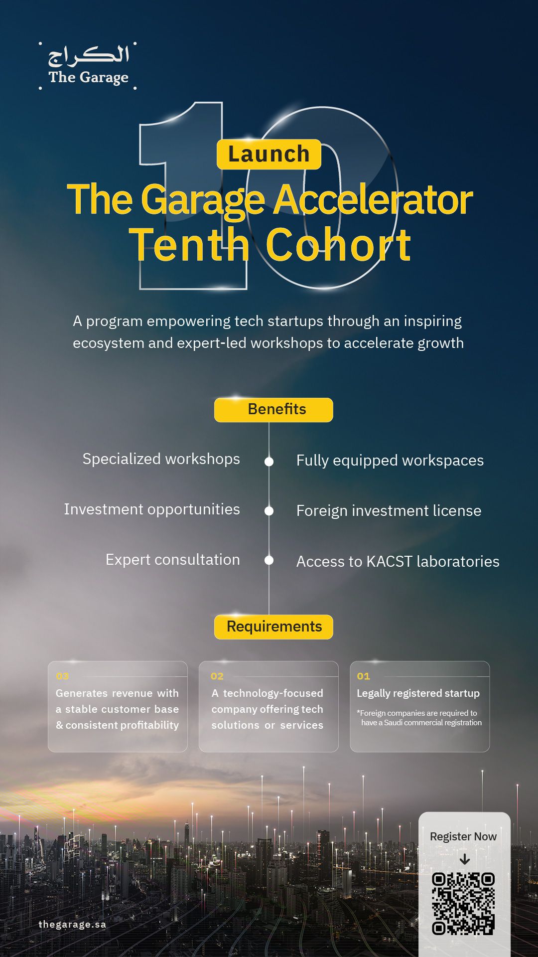 Apply Now For The Garage Accelerator Tenth Cohort