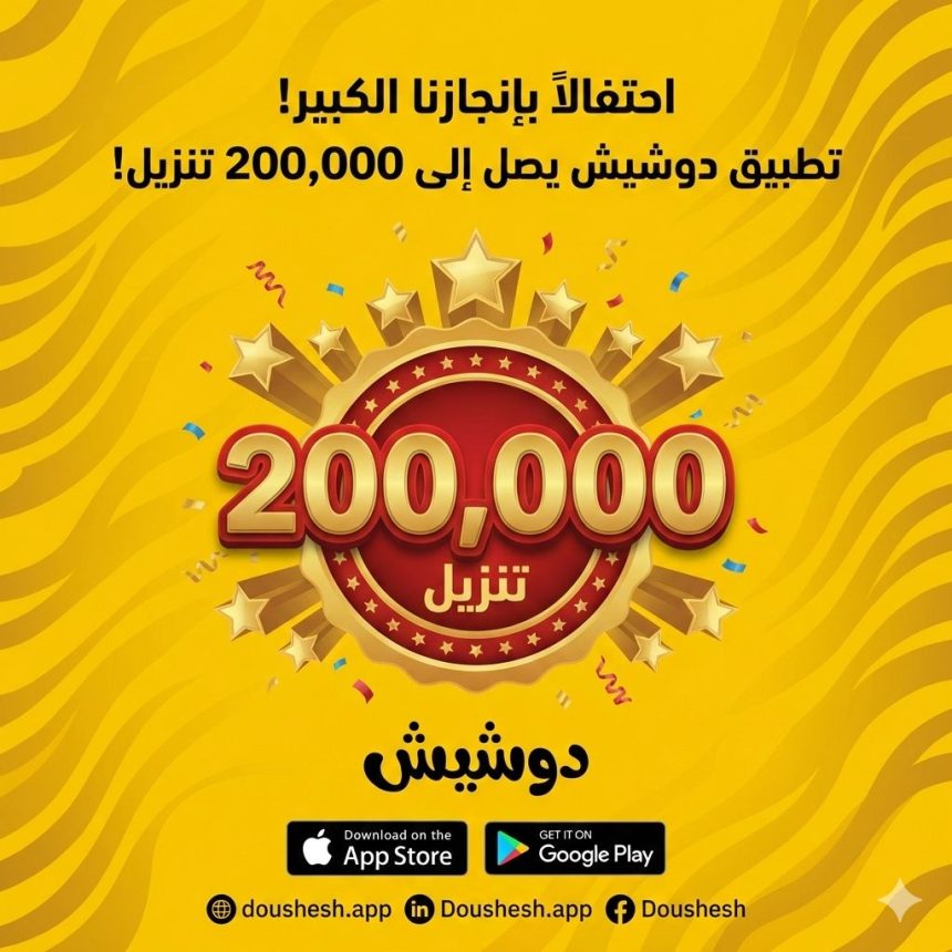 Syria’s Doushesh Classifieds Platform Surpasses 200,000 App Downloads