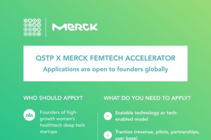 Apply Now For The QSTP X Merck FemTech Accelerator