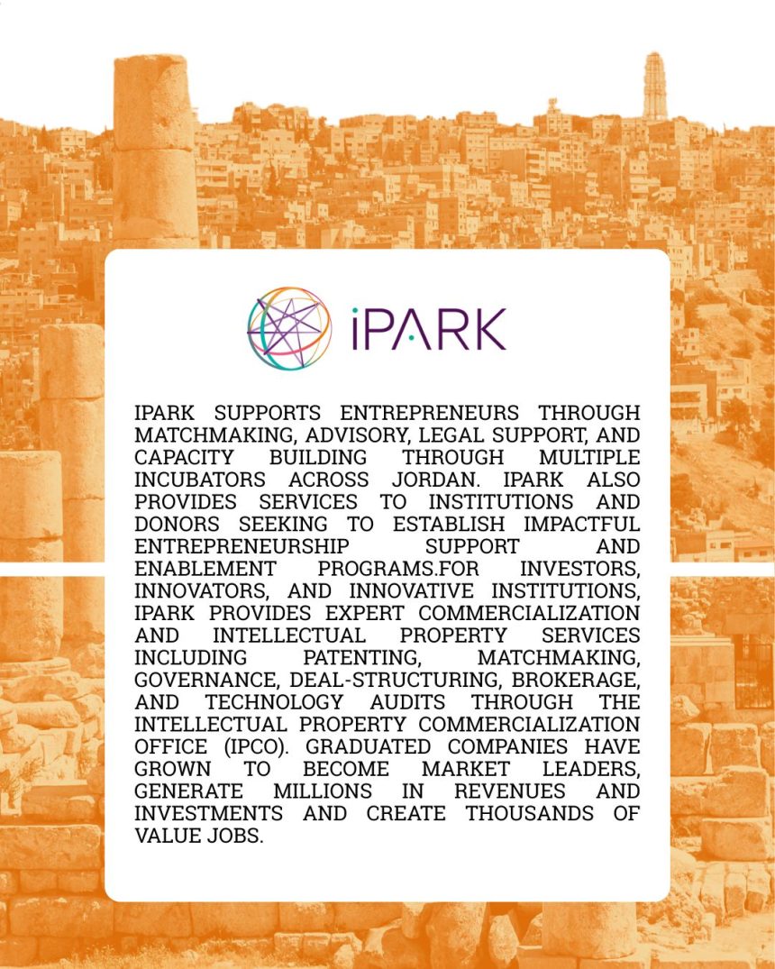 iPARK Selected As Implementing Partner For Queen Rania National Entrepreneurship Competition 2026 in Jordan