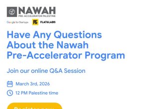 Nawah Pre-Accelerator Program Cycle 2 Info Session 2026 For Palestinian Founders