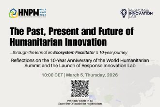 Humanitarian Innovation Past, Present and Future Online Event 2026