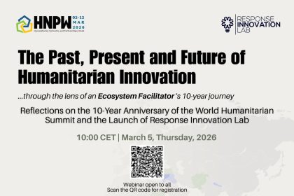 Humanitarian Innovation Past, Present and Future Online Event 2026