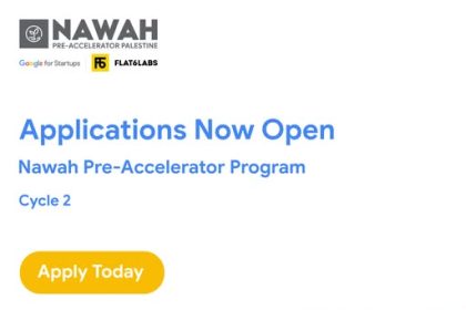 Palestinian Founders Invited To Join Nawah Pre-Accelerator Program Cycle 2