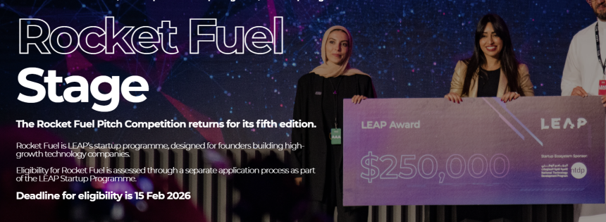 Apply Now For The Rocket Fuel Pitch Competition At LEAP 2026