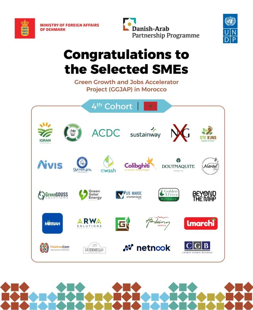 Morocco’s Green Growth And Jobs Accelerator Selects 26 SMEs For Fourth Cohort