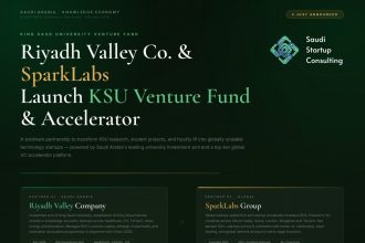 Apply Now For SparkLabs Saudi Arabia’s King Saud University Venture Fund And Accelerator
