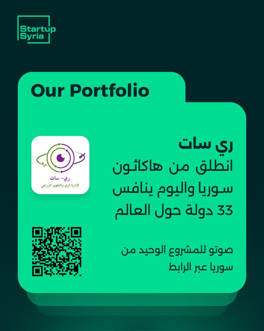 Syria’s Ray-Sat Advances to Global Finals of Ma’a Impact Innovation Prize