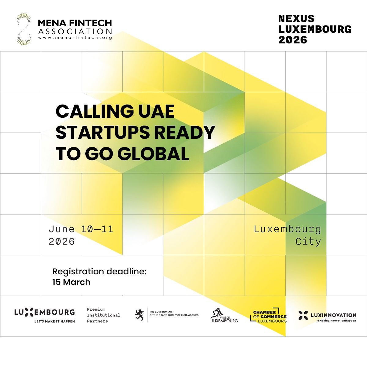 UAE Startups Invited To Compete For €100,000 At Nexus Luxembourg 2026