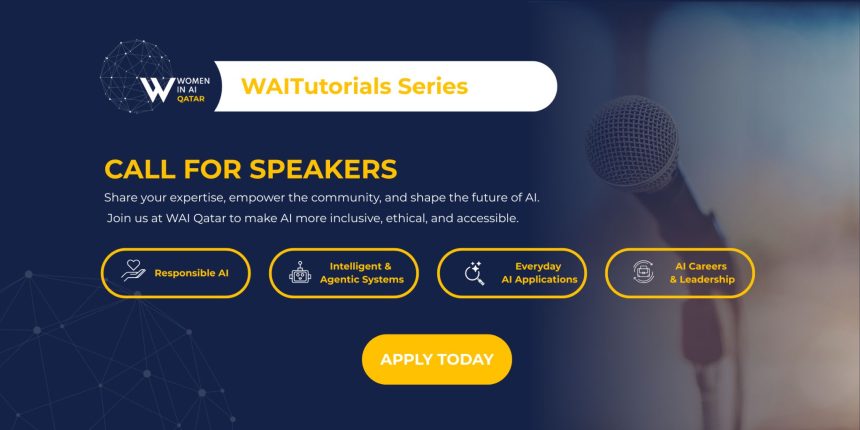 AI Professionals Invited To Lead Women In AI Qatar Tutorial Series