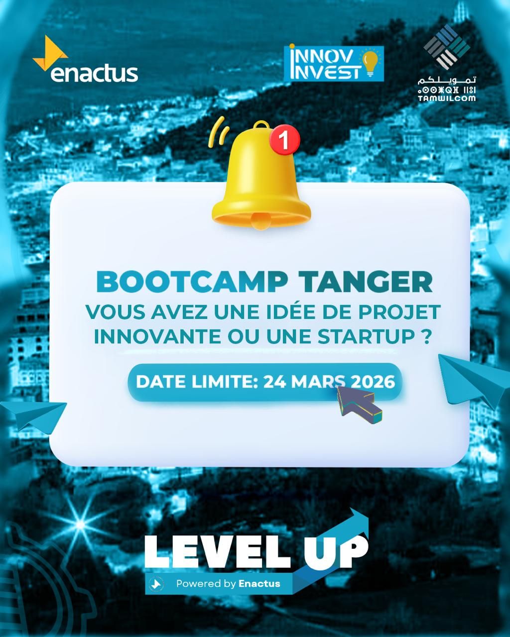Morocco-Based Startups Invited To Join Level Up Tangier Ideation Program